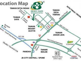 Hotel Eight Days Boutique - Mount Austin Johor Bahru